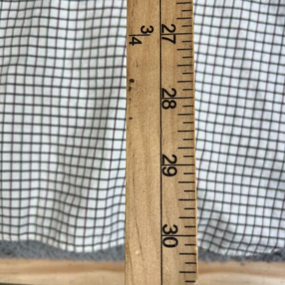 Polo Ralph Lauren Shirt Mens 2XB Big Gray Burgundy Check Button Long Sleeve Pony - Picture 10 of 12